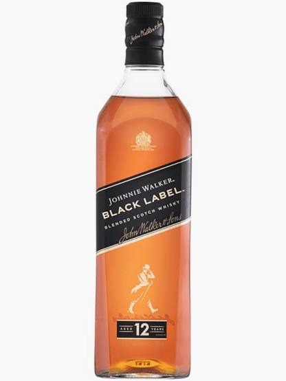Whisky Johnnie Walker Black Label 12 Años Blended Scotch 750 ml