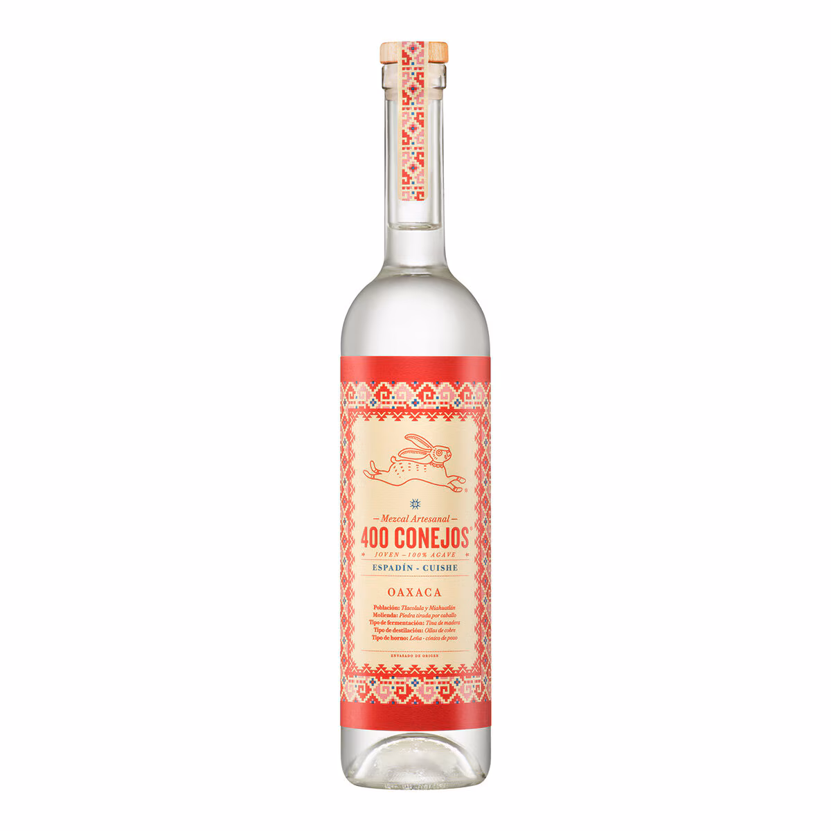 MEZCAL 400 conejos espadin cuishe 700 ml