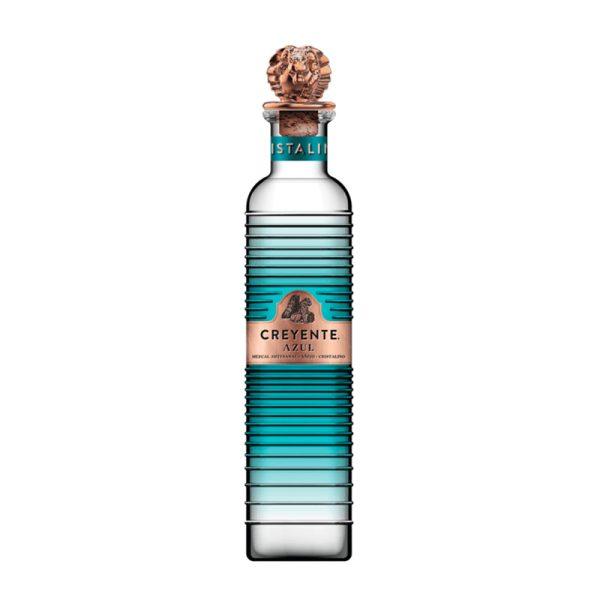 MEZCAL creyente azul a?e cristalino 750 ml