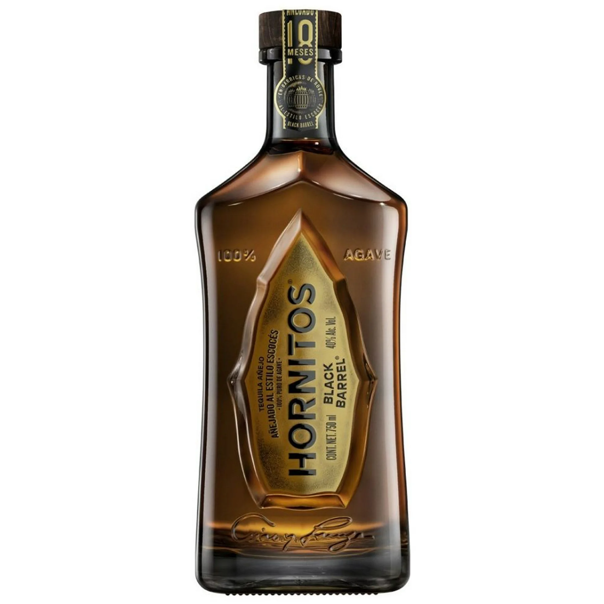 TEQUILA hornitos black 750 ml