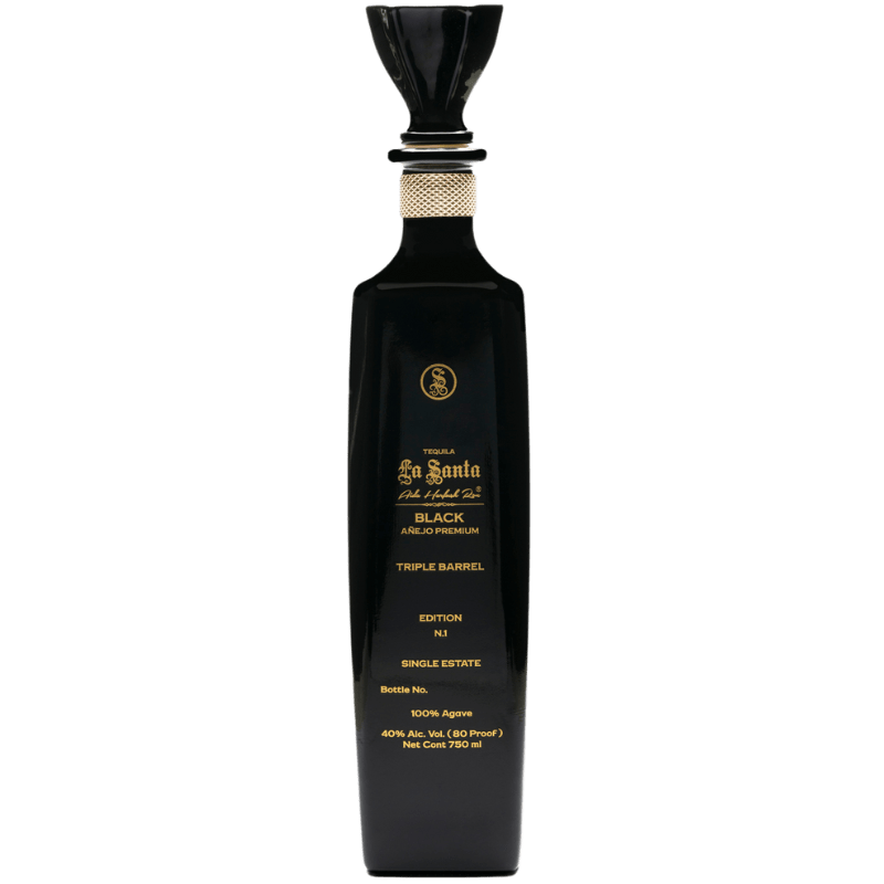 TEQUILA la santa black triple 750 ml