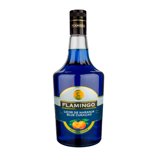 LICOR Flamingo Curacao Azul 1L