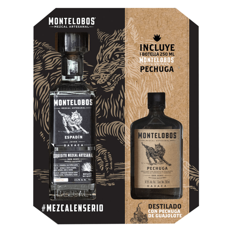 MEZCAL Montelobos Joven Espadin 750ml C/Pechuga 250ml