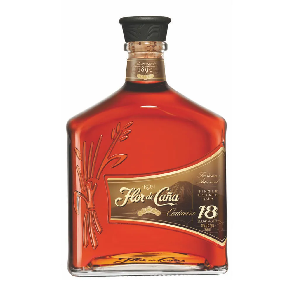Ron Añejo Flor de Caña 18 Años Gold 750 ml