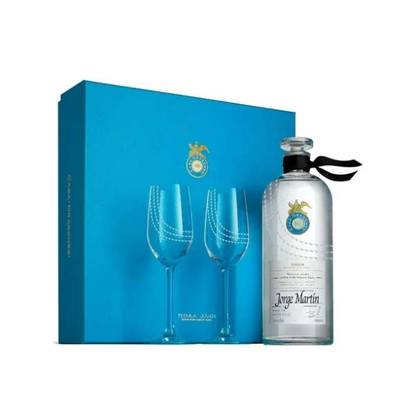 TEQUILA Casa Dragones Joven 750ml + 2 Copas