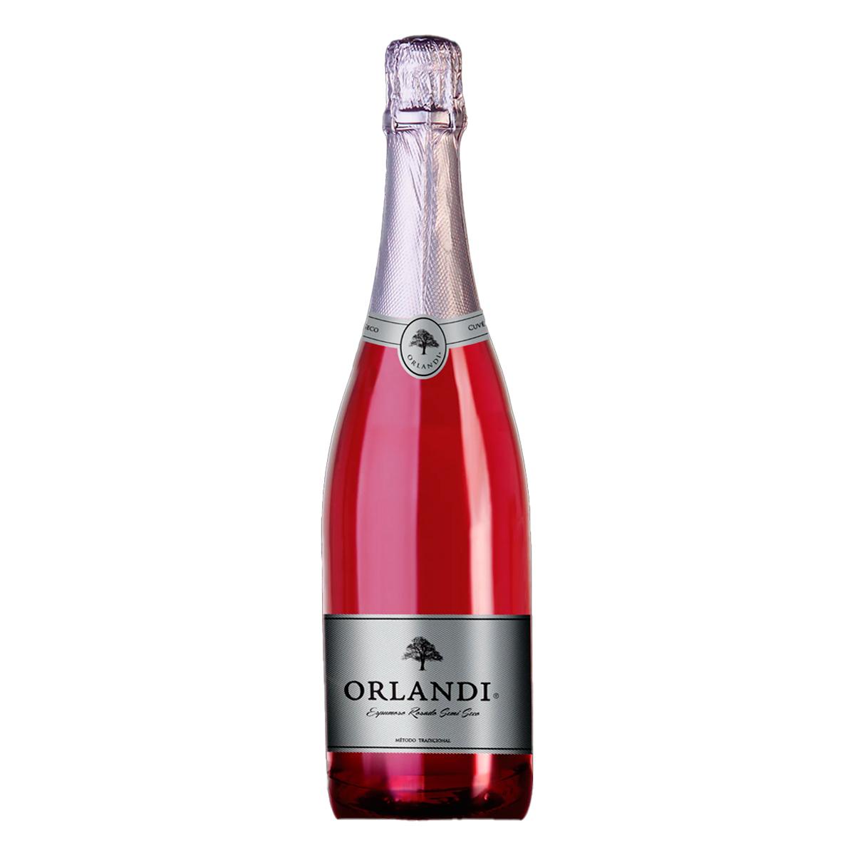VINO Rosado Espumoso Orlandi Semiseco 750ml