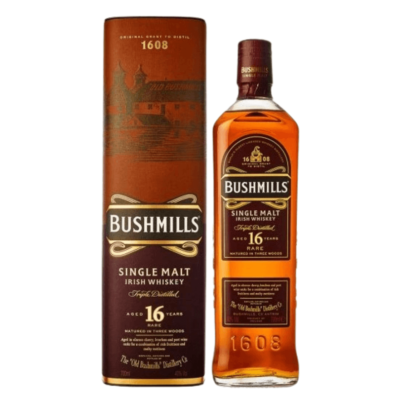 WHISKY Bushmills 16 Años Single Malt Irish 750 ml