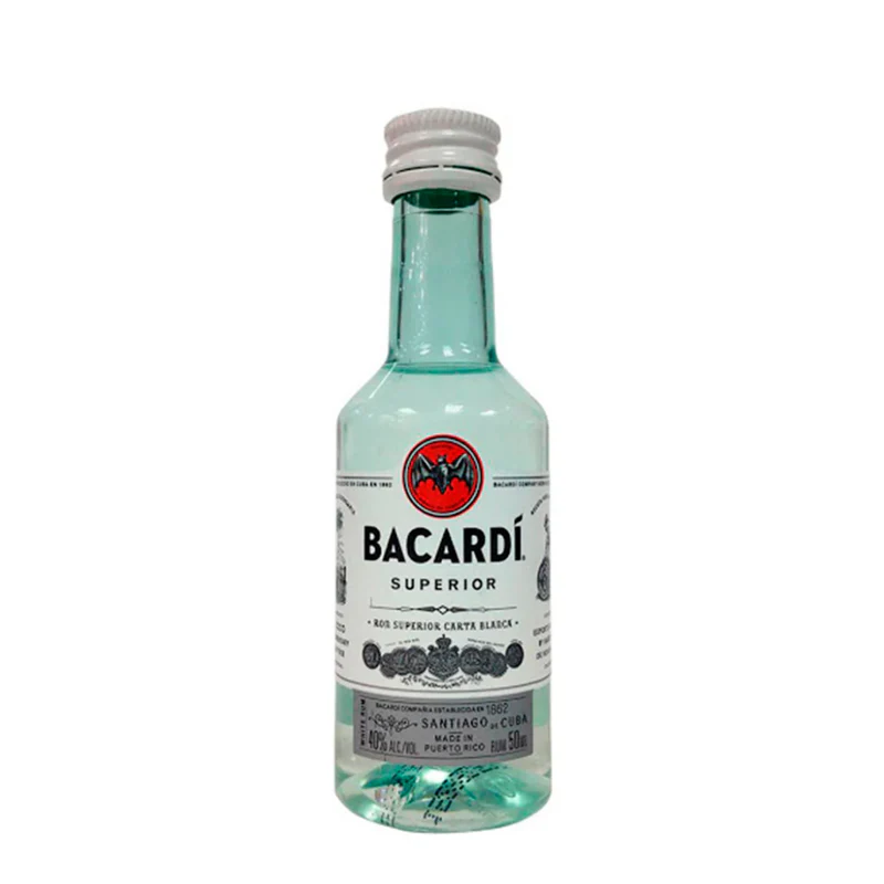 RON Bacardí Blanco MINI 50ml
