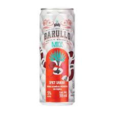 La Tequila Preparado Barullo Mix Lata 355 Ml es una bebida preparada tipo cooler con tequila, sabor sandía spicy y 5% de alcohol. Se vende en presentación de lata de 355 ml y está pensada para tomarse fría.
