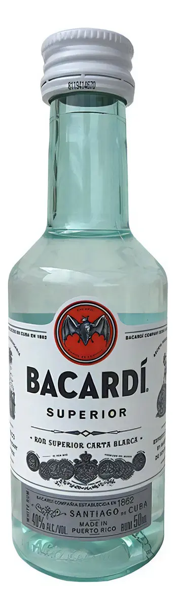 RON Bacardi Blanco Mini 50ml 6 Pack