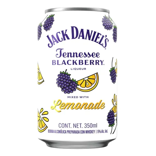 COOLER Jack Daniels BlackBerry 355ml Lata 12 Pack